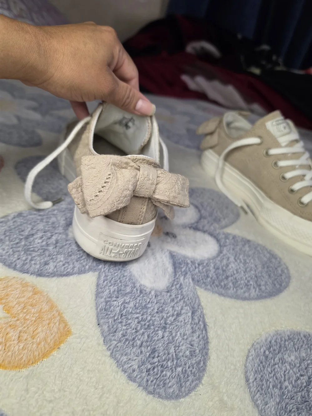 Converse All Star Women's Low-Top Sneakers in Beige